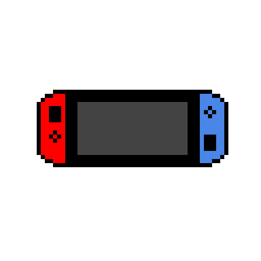 a pixel image of a nintendo switch